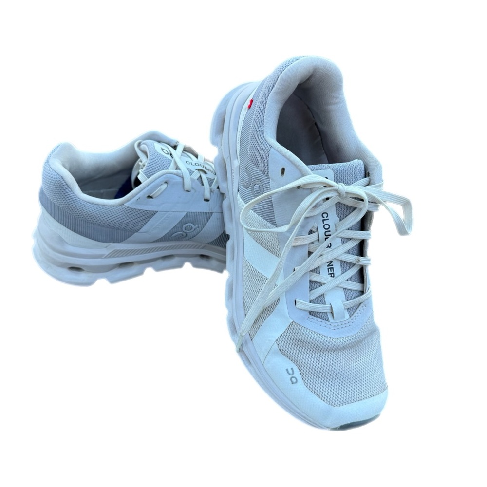 On Running Cloudrunner White Running Sneakers Sho… - image 8
